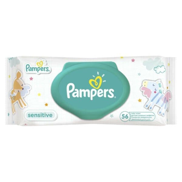 Pampers Wipes Sensitive 56S