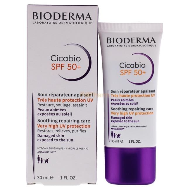 Bioderma Cicabio Spf 50+ Heal Cream - 30Ml