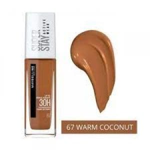 Maybelline Superstay Foundation 30H 67 Warm Coconut