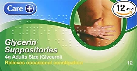 Glycerine Adult Suppositories 4G 12S