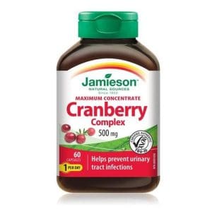 Jamieson Cranberry Complex 500Mg Capsules 60S