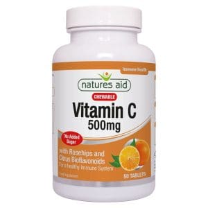 N/Aid Chew Vitamin C 500Mg Tablets Sugar Free 50S