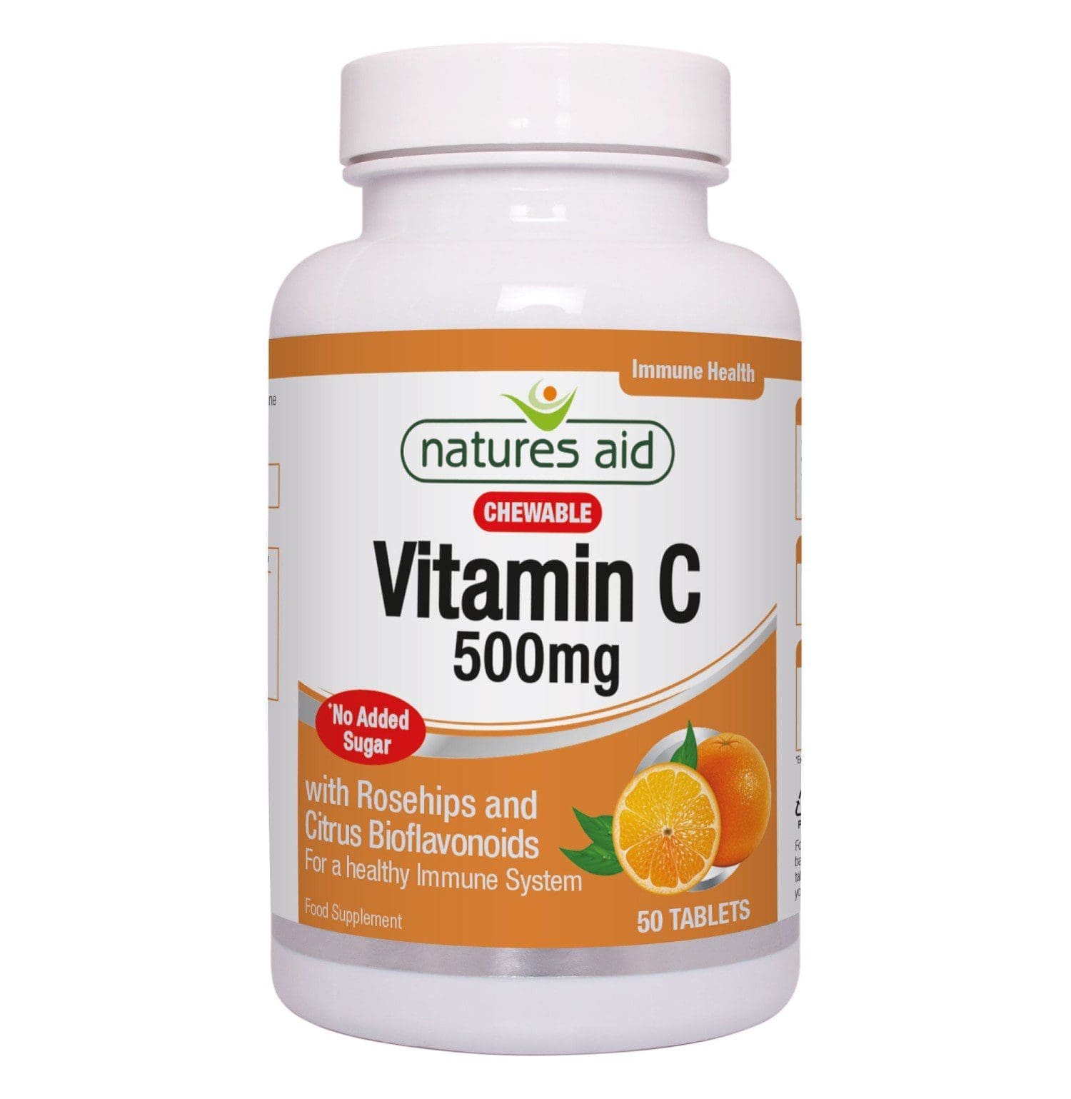 N/Aid Chew Vitamin C 500Mg Tablets Sugar Free 50S