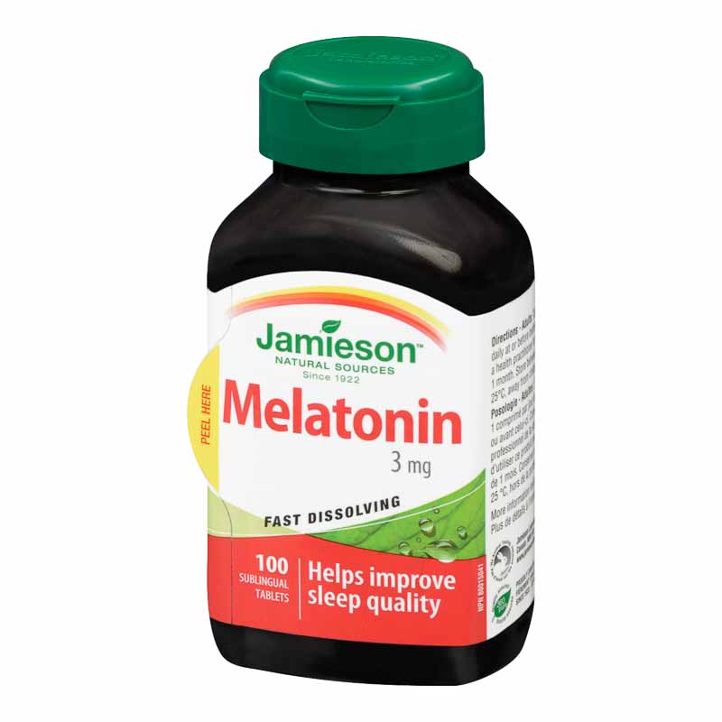 Jamieson Melatonin 3Mg Fast Dissolving Tablets 100S