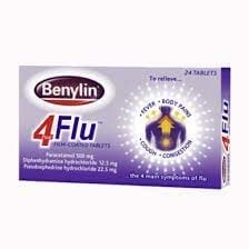 Benylin 4 Flu Tabs 24S
