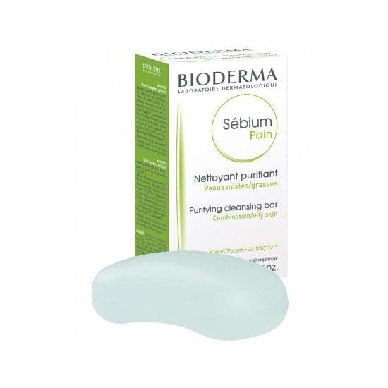 Bioderma Oily Skin Sebium Cleansing Bar 100Gm