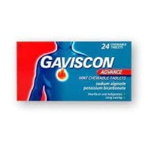 Gaviscon Advance Peppermint Tablets 24S.