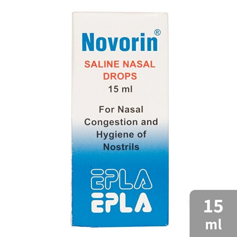 Novorin Saline Nasal Drops 15Ml