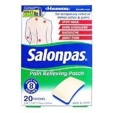 Salonpas Pain Relieving Patch 20S (6.5Cm *4.2Cm)