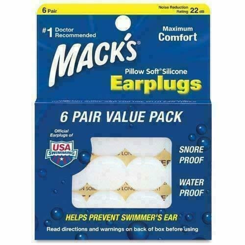 Macks Pillow Soft Clear Silicone 2Pairs 5