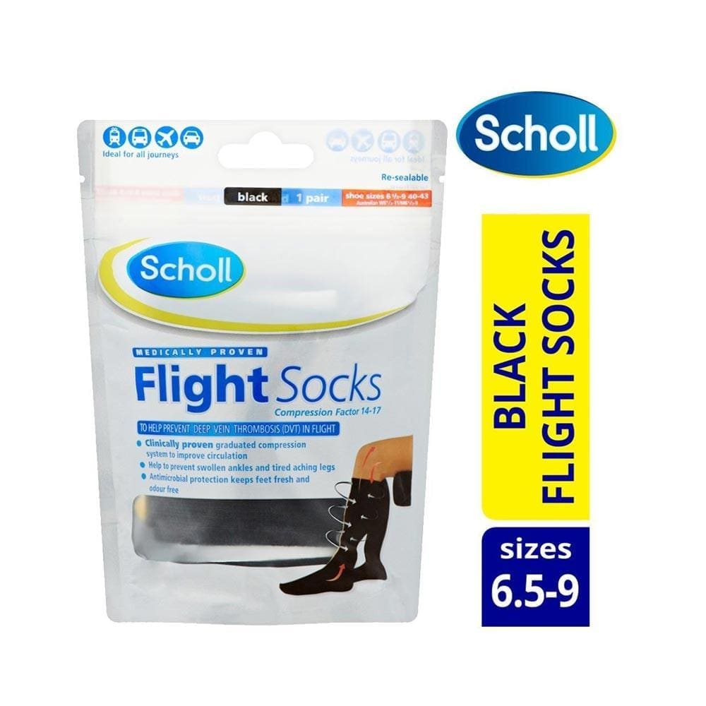 Scholl Flight Socks Size 6.5-9