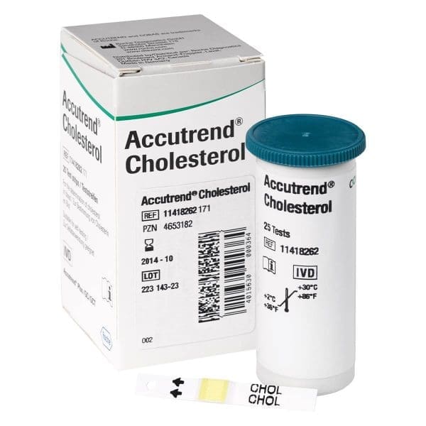 Accutrend Plus Cholesterol Strips 25S