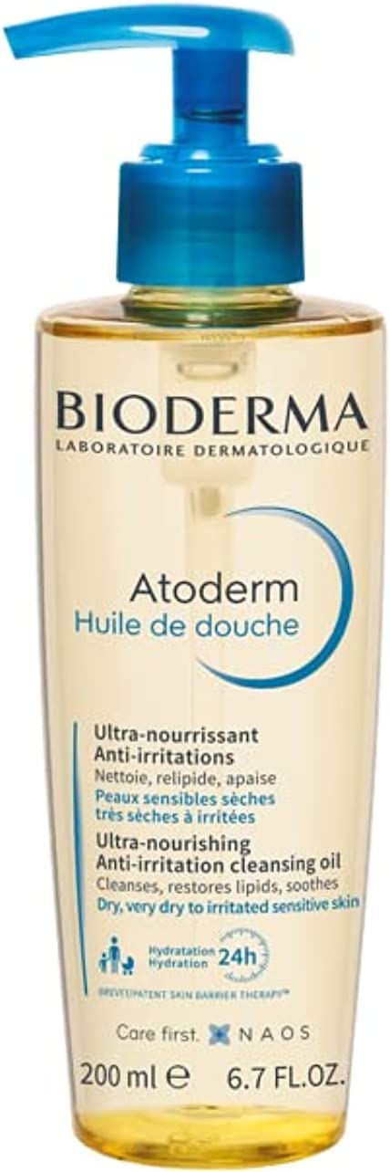 Bioderma Atoderm Ultra Nourishing Anti-Irritation Shower Oil For Dry Skin 200Ml