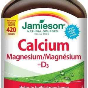 Jamieson Calcium Magnesium + D3 Caplets 200S