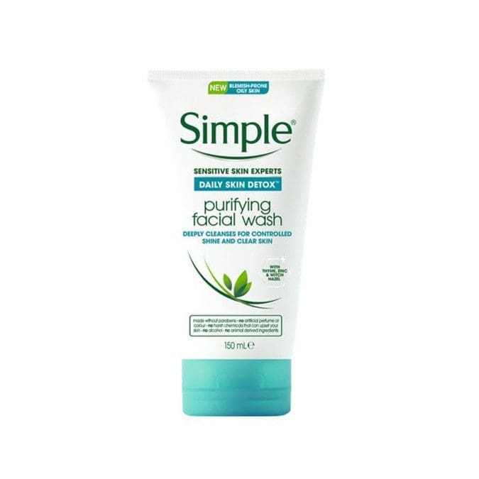 Simple Daily Skin Detox Purifying Face Wash 150Ml