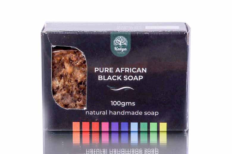 Katya Natures   Pure African Black Soap 100Gm