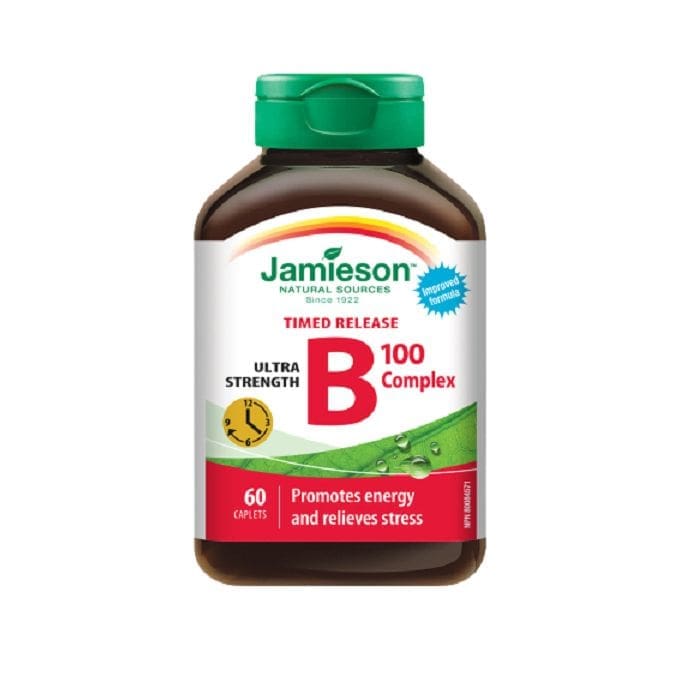 Jamieson Vitamin B Complex 100Mg Caplets 60`S