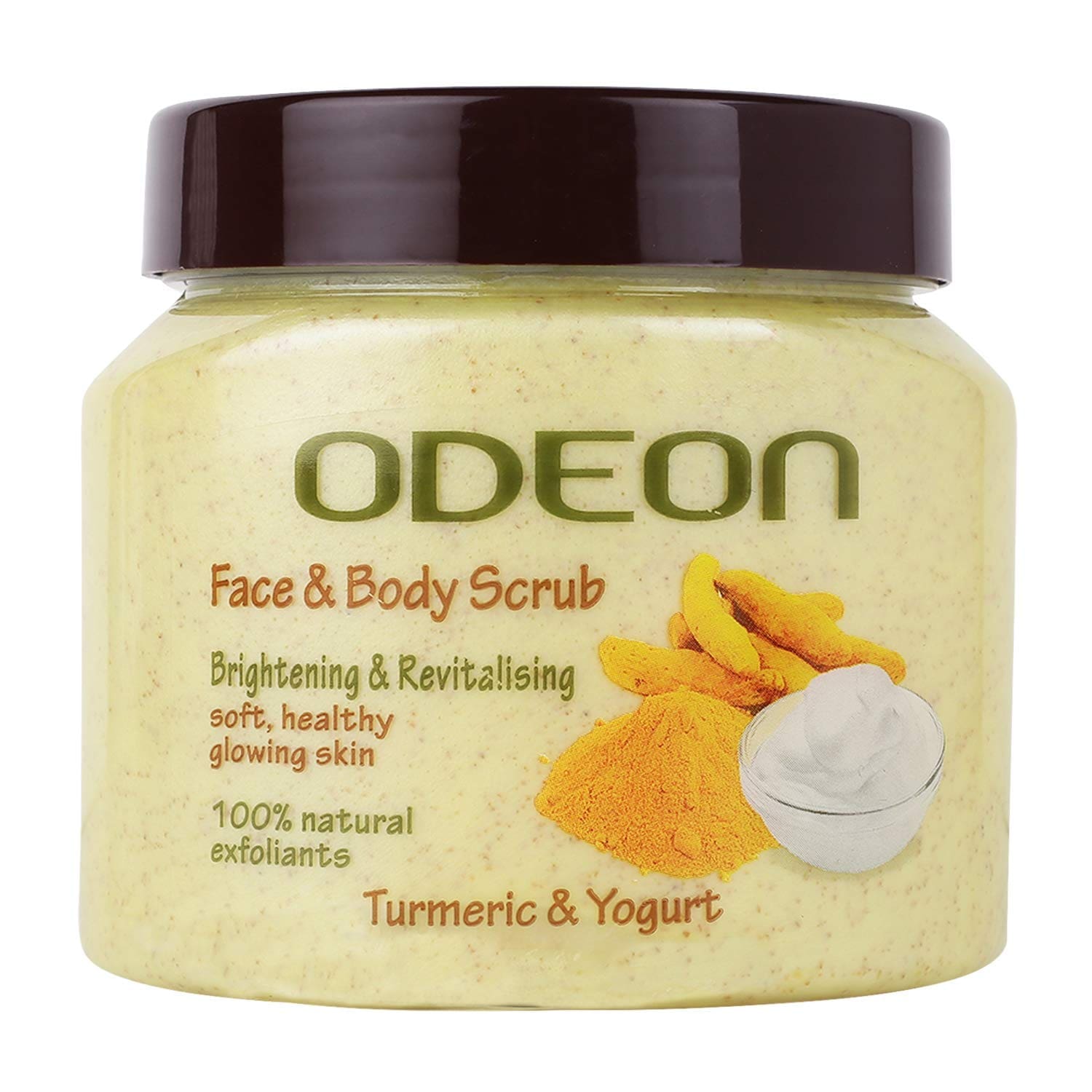 Odeon Face & Body Brightening Scrub For  Glowing Skin 300Ml