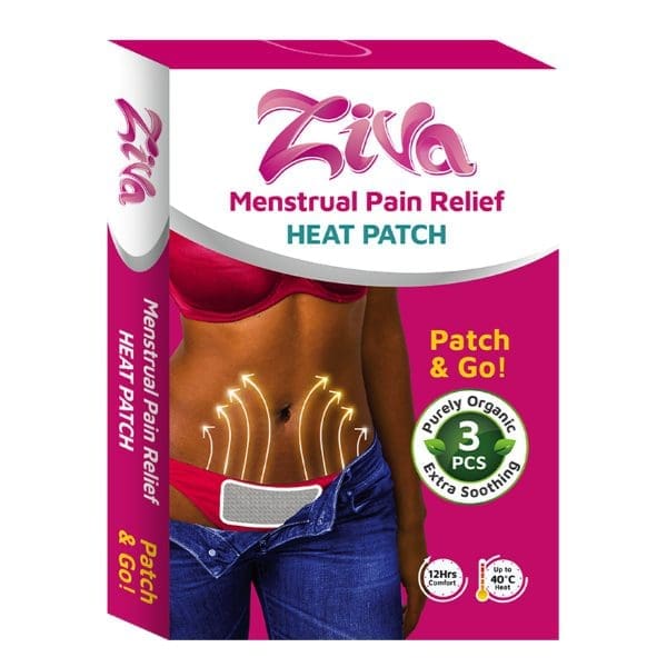 Ziva Menstrual Pain Relief Heat Patch 3S