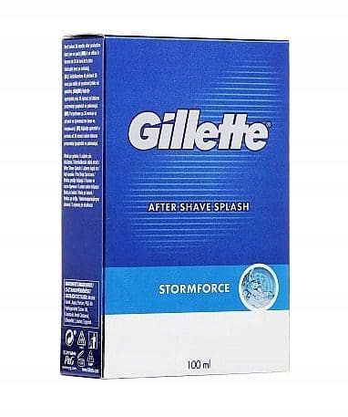 Gillette Aftershave Splash Stormforce 100Ml