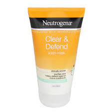 Neutrogena Clear & Defend  Wash & Mask 150Ml