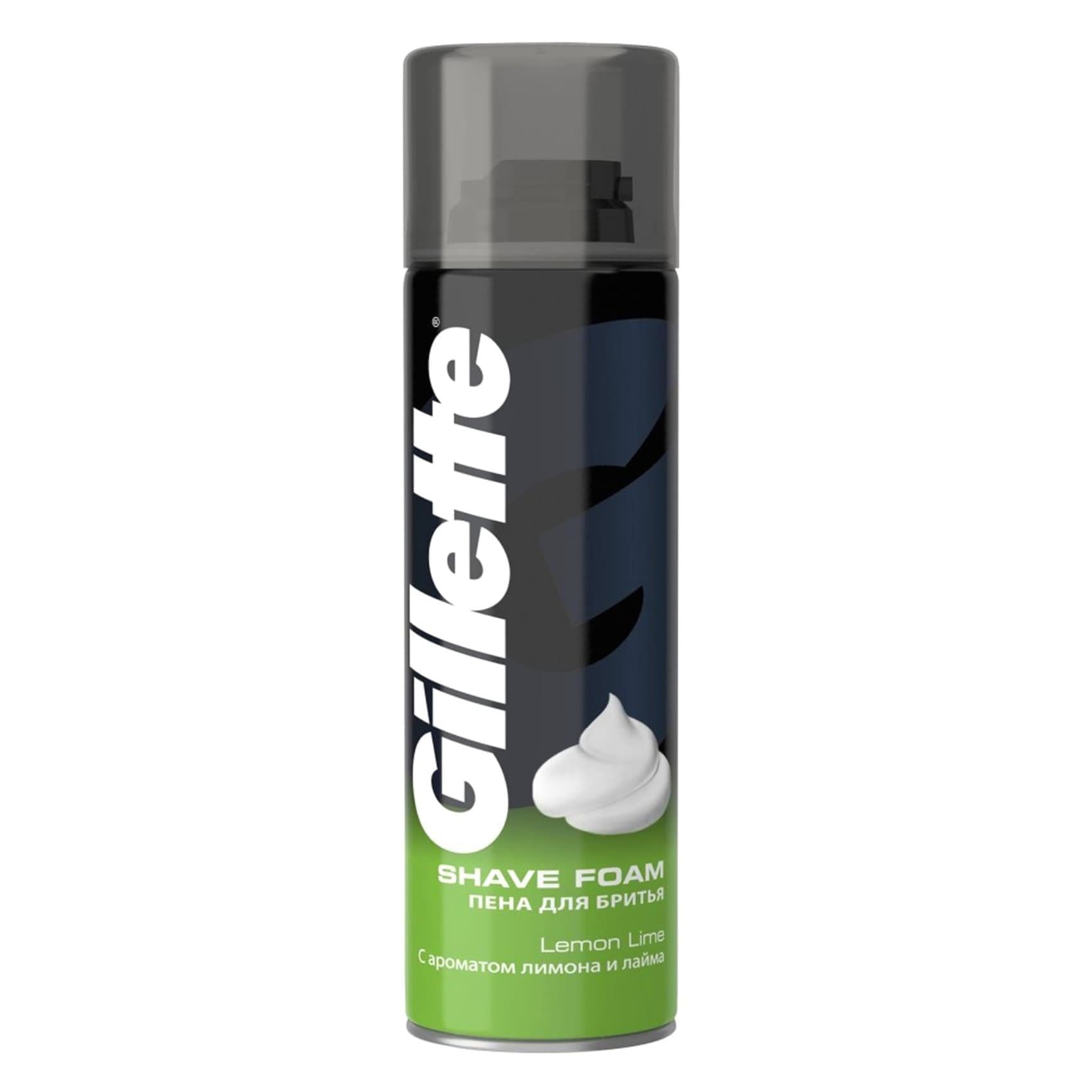 Gillette Shaving Foam Lemon-Lime (Uk) 200Ml
