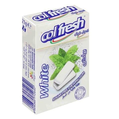 Colfresh Gum White Sugarfree 21G
