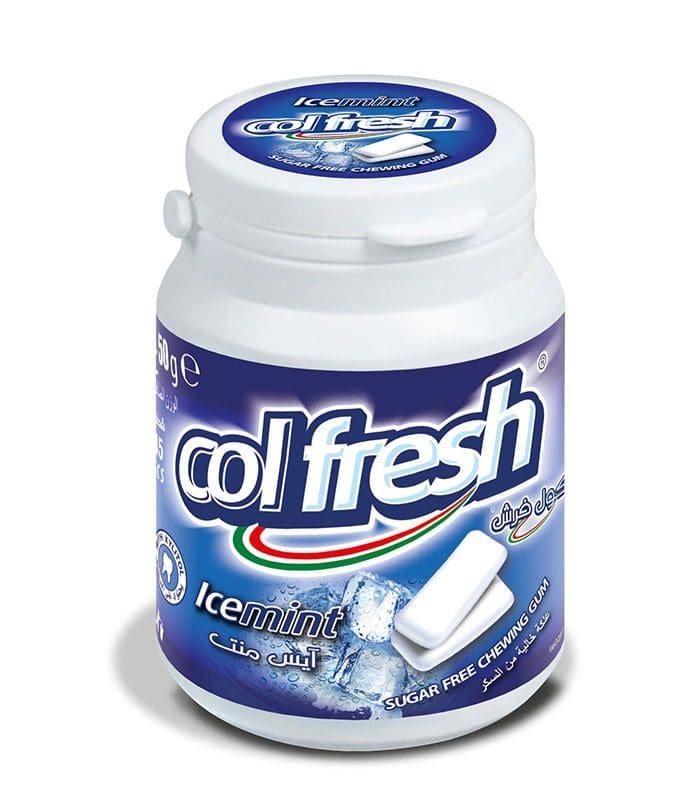 Colfresh Gum Icemint Bottle Sugarfree 50G