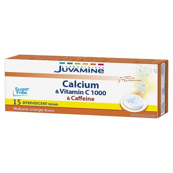Juvamine Vit C + Calcium + Caffeine Eff 15S