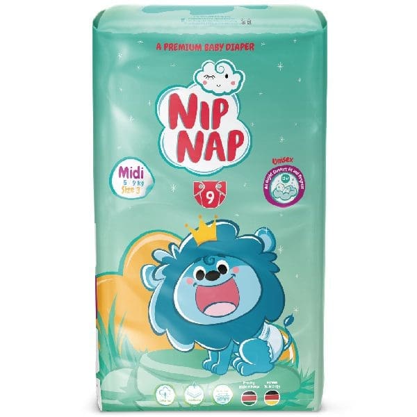 NipNap Baby Diapers Low Count Midi - 9s
