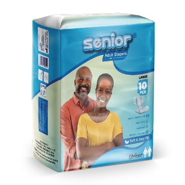 Senior Adult Diapers Low Count Large - 10s