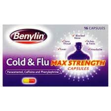 Benylin Cold & Flu  Max Strength Caps 16S
