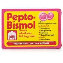 Pepto Bismol Tablets 12S