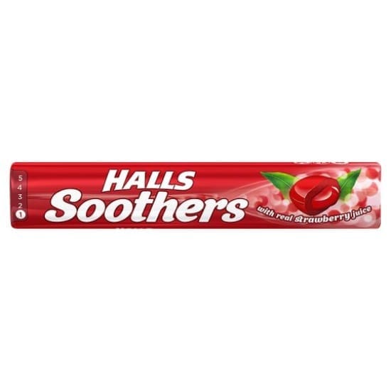 Halls Soothers Strawberry 45G