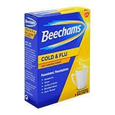 Beechams Cold & Flu Honey And Lemon 5S