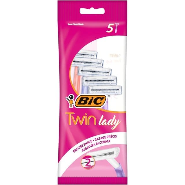Bic Pouch Pack 2 Blade Twin Lady- 5Pcs