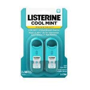 Listerine Coolmint Pocketmist Fresh Breath Spray 2X7.7Ml (2X140Sprays)