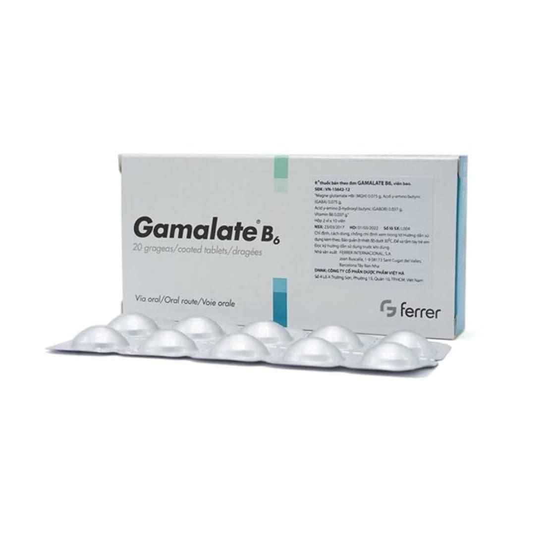 Gamalate B6 Tablets 20S