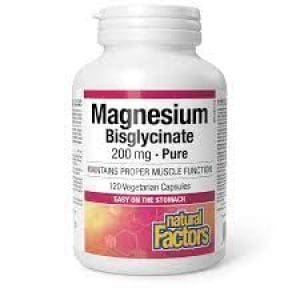 Natural Factors Magnesium Bisglycinate 200Mg Caps 120