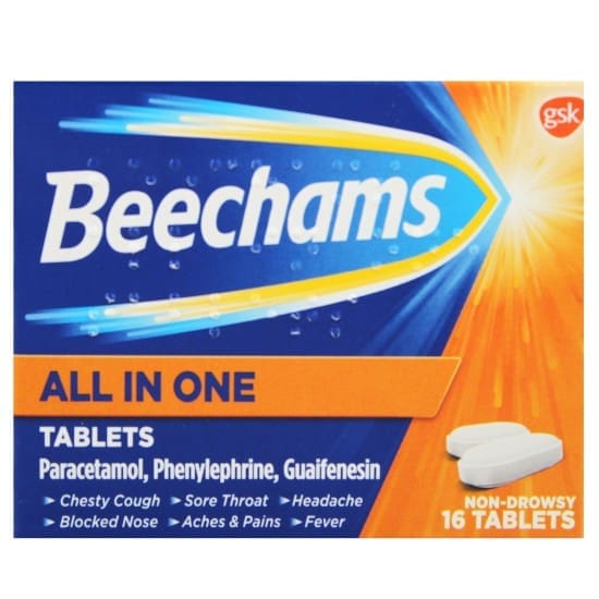 Beechams All In One Tablets 16'S