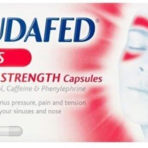 Sudafed Sinus Max Strength Capsules 16S