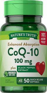 Natures Truth Coq-10 100Mg Plus Black Pepper Qr  Softgels 120S
