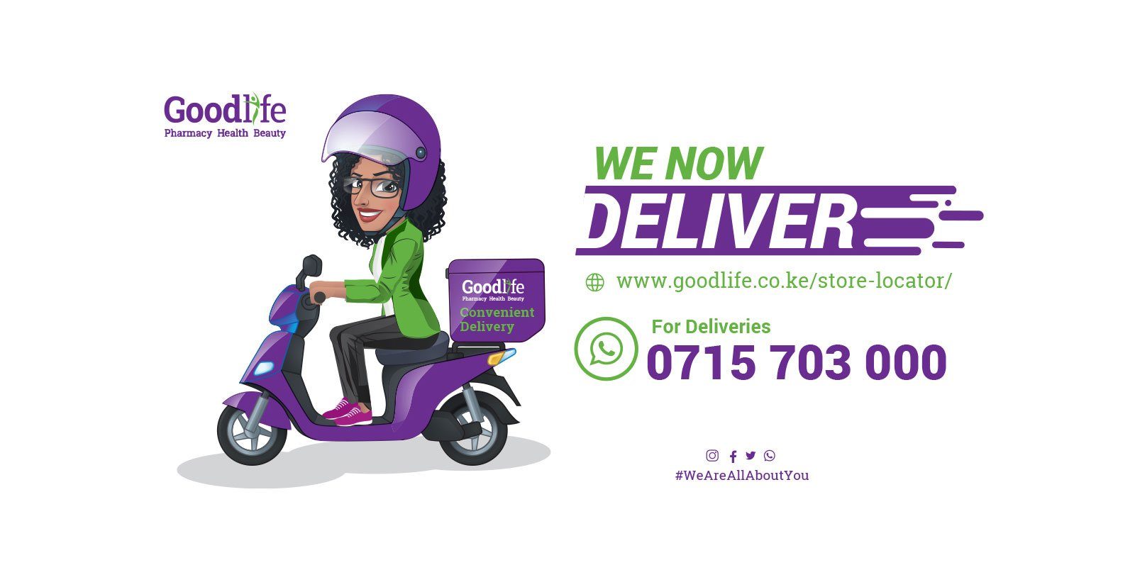 We Now Deliver